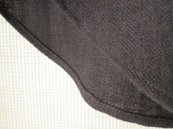 リネン・七分袖ブラウス　Mサイズ 3枚目の画像