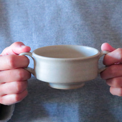 両取っ手付きスープカップ 白 お椀・ボウル・鉢 マルヨウ 通販 9984467