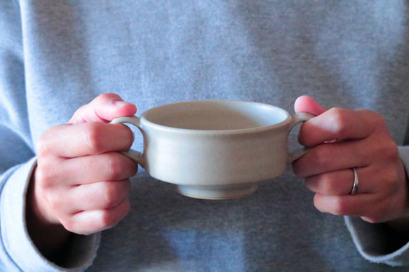 スープカップ 取っ手付き 2個セット 白 10cm 楽天市場】スープカップ