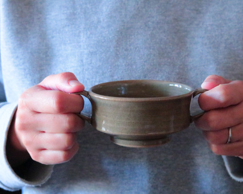 リモージュ　陶器　両手付きスープ器フタ付き リモージュ 陶器 両手付きスープ器フタ付き 洋陶磁器｜オールド