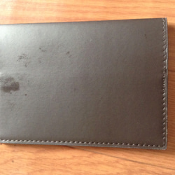 スワロ風 デコ☆かわいい ニコちゃん スマイル 黒 パスポートケース 3枚目の画像