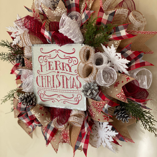 カントリー クリスマスリース リース TOMTOM WREATH 通販 10760942