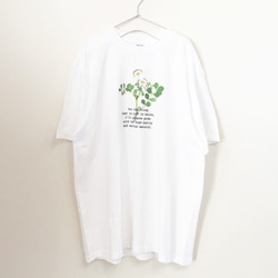 【送料無料】BigTシャツ押し花プリントT/レンゲ 2枚目の画像