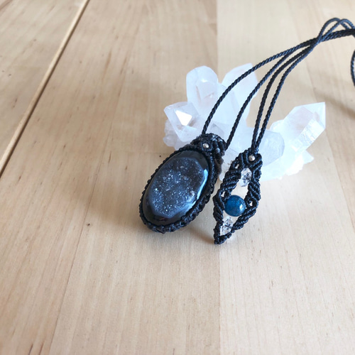 のマクラメネックレス ワイルドホースマクラメネックレスmw51 – 天然石屋 優月堂