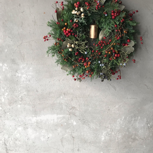 クリスマスリース(フレッシュ) リース アトリエマルアサ 通販 クリスマスリース(フレッシュ) リース アトリエマルアサ 通販