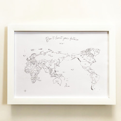 世界地図 ポスター ワールドマップ インテリアポスター 1枚目の画像