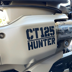 ハンターカブ ステッカー Aタイプ CT125/HUNTER デカール2枚セット  ステンシル カッティングシート 4枚目の画像