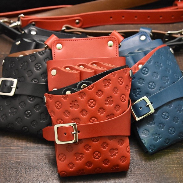 シザーケース 肉球モノグラム フルセット シンプルデザイン 美容師