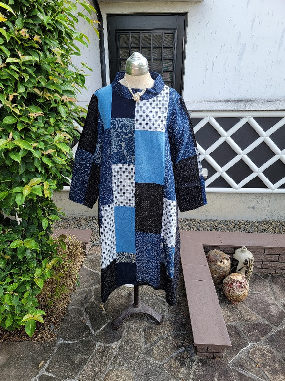 着物リメイク 古布 手作り 近江上布 能登上布 白絣 など パッチ 