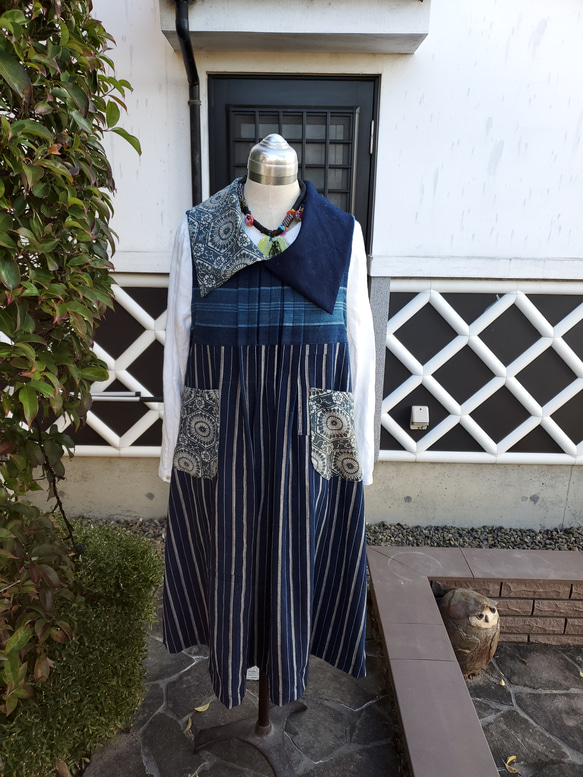 チュニック 古布 ハンドメイド滝沢秀明(タッキー)が期間限定で チュニック 古布 ハンドメイド滝沢秀明(タッキー)が期間限定で