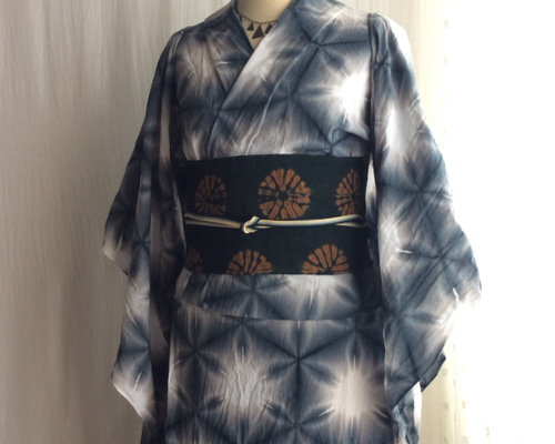 オーダー 浴衣用 雪花絞り木綿反物 オーダー 浴衣用 雪花絞り木綿反物 オーダー 浴衣用 雪花絞り