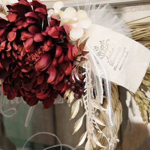 お正月飾り　Ｎｏ．3 しめ縄・ブロカントスタイルーNo3（お正月・飾り・お正月飾り