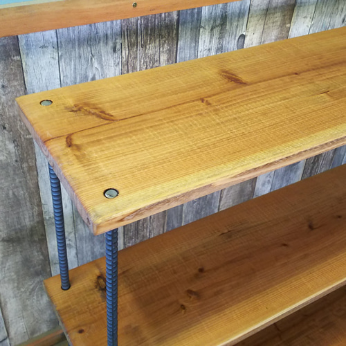 鉄筋3段ラック 横幅70cm 棚・シェルフ・ラック RIN WOOD FACTORY 通販