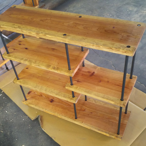 ♦️販売再開♢変則5段ラック♢ インダストリアル・ 棚 ・ シェルフ