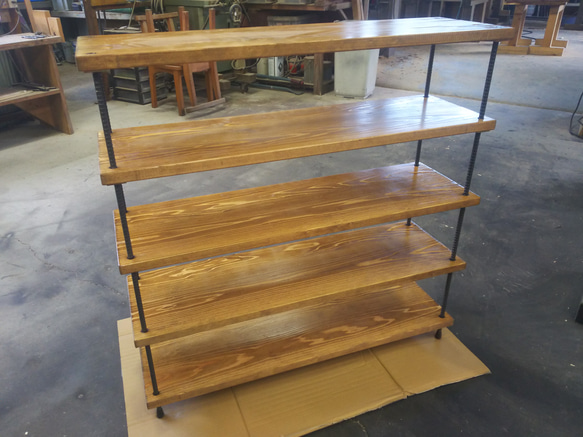 受注製作。シューズラックなどに5段ラック・ 棚 ・ シェルフ ・ラック