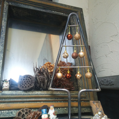 Creema限定》期間限定 アイアンクリスマスツリー その他インテリア雑貨