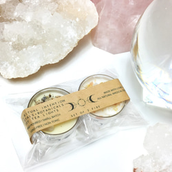 【NEW MOON】RITUAL INTENTION CRYSTALS+BOTANICAL/新月キャンドル 5枚目の画像