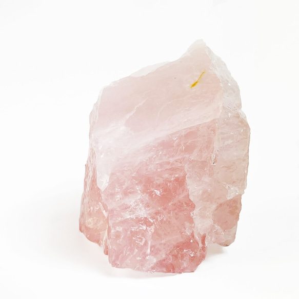 528g/Rough Rock Rose Quartz /ローズクォーツ原石 5枚目の画像