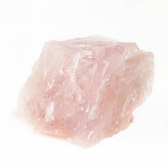 528g/Rough Rock Rose Quartz /ローズクォーツ原石 6枚目の画像