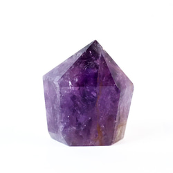 Amethyst Hexagonal Wide Point Wand/クリスタル・六角柱・アメジスト 4枚目の画像