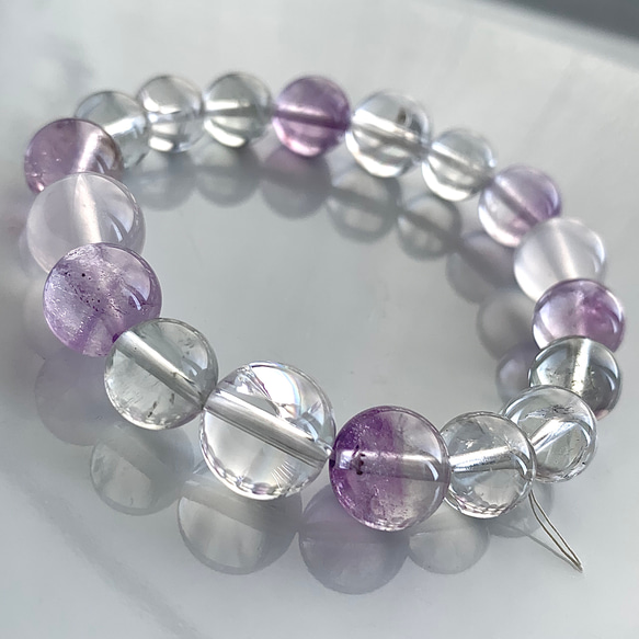 メタモルフォーゼス・虹入りアイリスクォーツ・ファントムアメジスト  