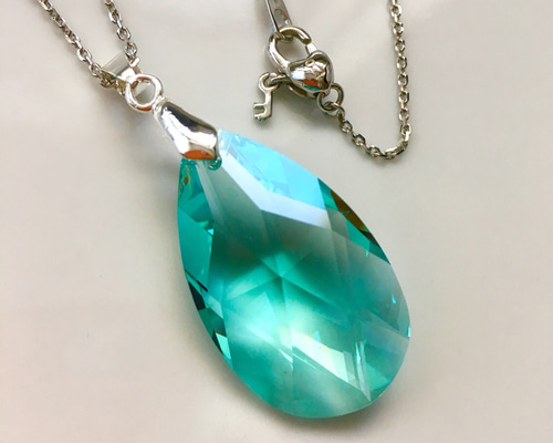 スワロフスキー #4320 ドロップ 14×10㎜ Pacific Opal ビジュー