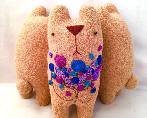 オーダー製作 ☆しっぽ付き☆ミックスの花束をどうぞ☆のほほん