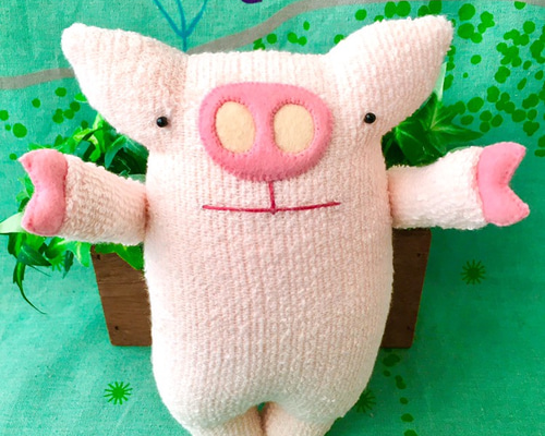 ブタさん ぬいぐるみ 4944_1.jpg