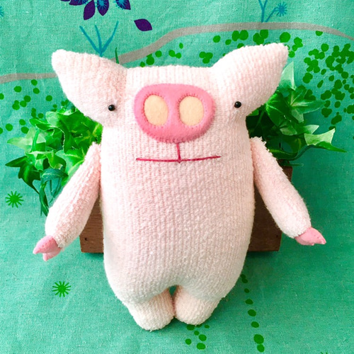 人気作家様　ぬいぐるみ　アーティストベア　ブタちゃん 人気作家様 ぬいぐるみ アーティストベア ブタちゃん 2025年最新