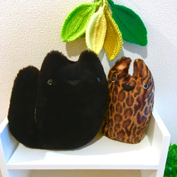 オーダー製作 ☆ふわもこシンプルデカイ縫いぐるみ☆ぬぼ〜っとした黒猫さん☆高品質ファー 12枚目の画像