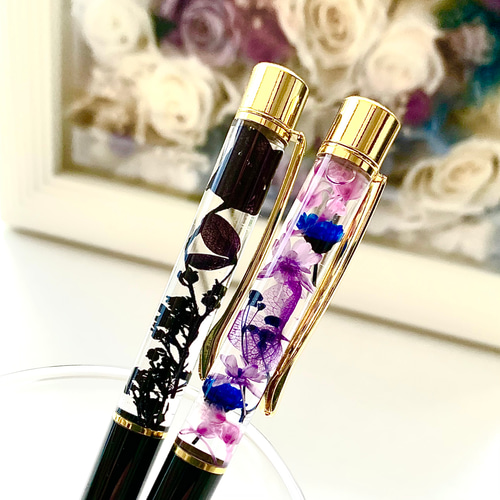 送料無料☆1500円】オーダー製作☆ハーバリウム ボールペン☆1本