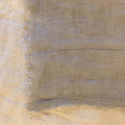 艾草染細麻披肩 第5張的照片