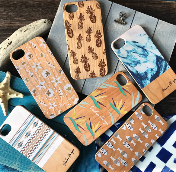 天然木♡おさかな★iPhone★WOOD FISH ウッドスマホケース 3枚目の画像