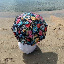 【1000円OFF✳︎プリント花柄日傘＊ﾊﾞﾝﾌﾞｰ＊】HiraTen　parasol 9枚目の画像