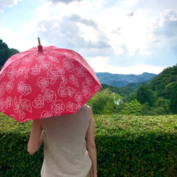 【✳︎花柄刺繡✳︎バンブー✳︎数量限定撥水加工済】parasol＊日傘 1枚目の画像