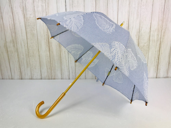 〔ﾊﾜｲｱﾝ＊ﾓﾝｽﾃﾗ＊撥水加工済＊〕HiraTen　parasol＊日傘＊ 1枚目の画像