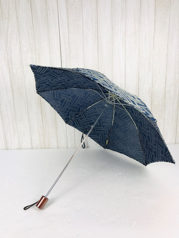 〔刺繍＊ｺｯﾄﾝ＊折りたたみ＊〕parasol 1枚目の画像