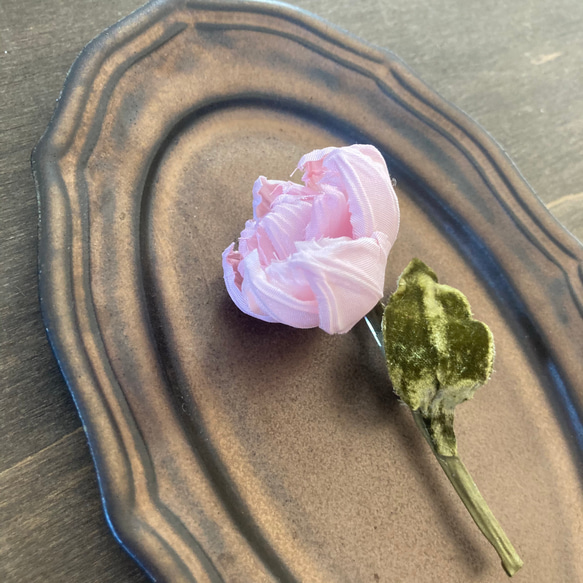 Tulip broach【Pale pink】 3枚目の画像