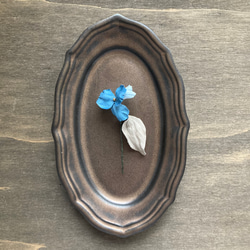 Viola brooch【Blue×Light blue】 1枚目の画像