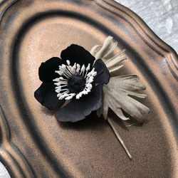 anemone【white×black】 2枚目の画像