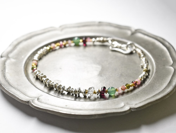 juju カレン4連　ブレスレット カレンシルバー ブレスレット【4】 - ETHNIC TOKYO アジアン雑貨