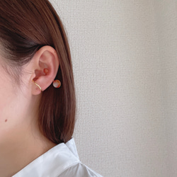 【再販】kurukuru earcuff///////ストーン付き 5枚目の画像