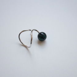 kurukuru earcuff///////ストーン付き 4枚目の画像