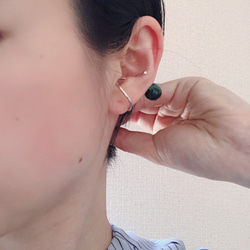 kurukuru earcuff///////ストーン付き 5枚目の画像