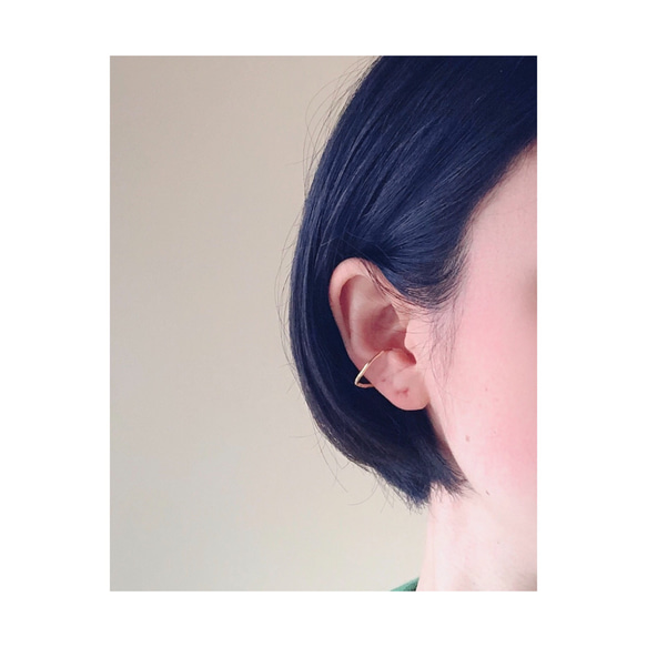 whale earcuff(slv色) 5枚目の画像