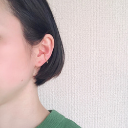 【再販】whale earcuff 3枚目の画像