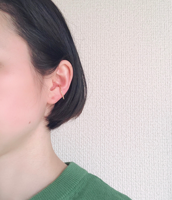 【再販】whale earcuff 3枚目の画像