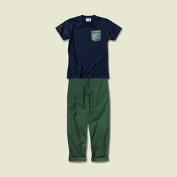 Tシャツ＋パッチワークポケット　レディースフリーサイズ 3枚目の画像