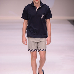 2016SS 16. Samurai Samurai 圖案 Polo 衫 短袖（海軍藍） L 碼 / 4562335771059 第3張的照片