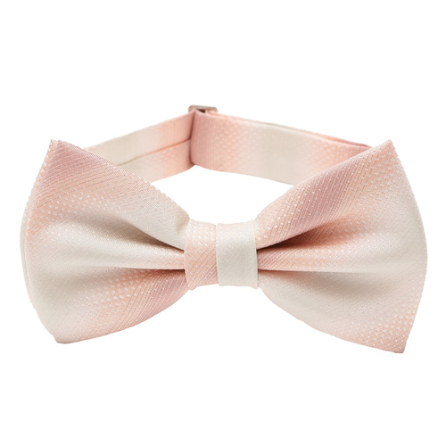 西陣織シルク 蝶ネクタイ ボウタイ 12. ホライズン ピンク ワンタッチ